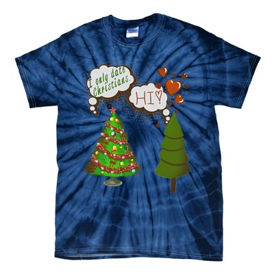 Christmas Tree + Fir Tree In Love Tie-Dye T-Shirt