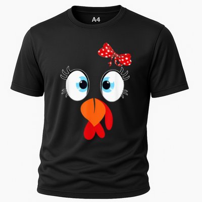 Cute Turkey Face Thanksgiving I'm Thankful Family Costume Performance Shirt