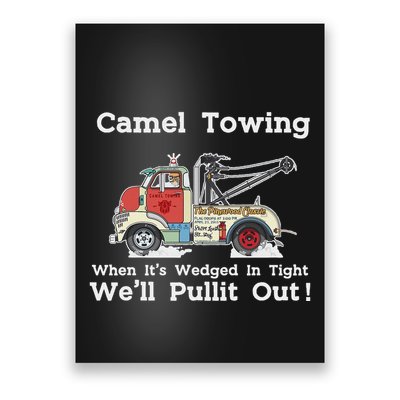 Camel Towing Funny Adult Humor Rude 2025 For Quotes Poster