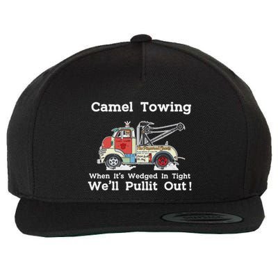 Camel Towing Funny Adult Humor Rude 2025 For Quotes Wool Snapback Cap