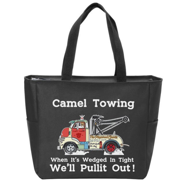 Camel Towing Funny Adult Humor Rude 2025 For Quotes Zip Tote Bag