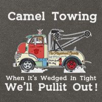 Camel Towing Funny Adult Humor Rude 2025 For Quotes Cotton Canvas Backpack