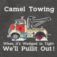 Camel Towing Funny Adult Humor Rude 2025 For Quotes Vector Backpack