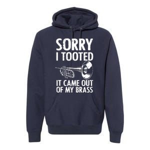 Cool Trumpet For Men Women Trumpet Player Jazz Band Trombone Premium Hoodie