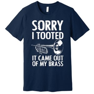 Cool Trumpet For Men Women Trumpet Player Jazz Band Trombone Premium T-Shirt