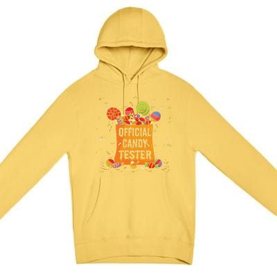 Candy Tester Funny Trick Or Treat Halloween Costume Premium Pullover Hoodie