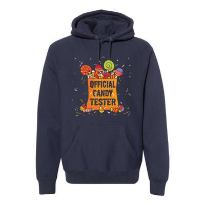 Candy Tester Funny Trick Or Treat Halloween Costume Premium Hoodie