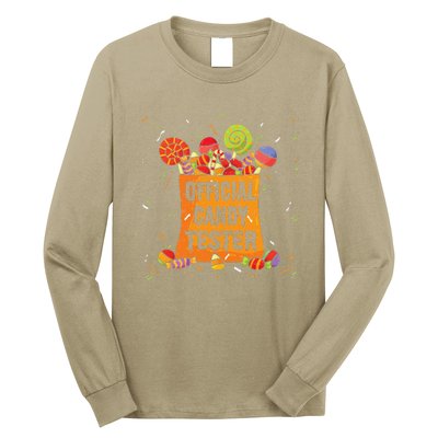 Candy Tester Funny Trick Or Treat Halloween Costume Long Sleeve Shirt