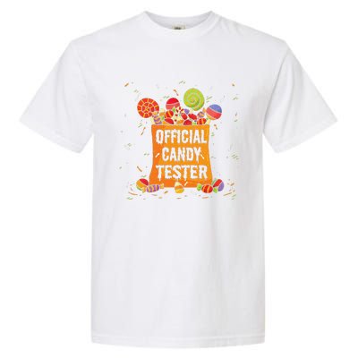 Candy Tester Funny Trick Or Treat Halloween Costume Garment-Dyed Heavyweight T-Shirt