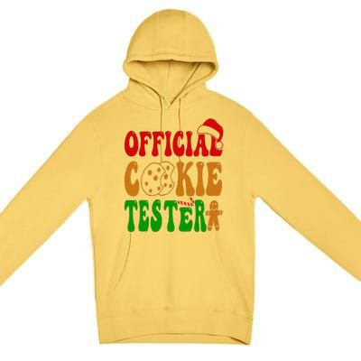 Cookie Tester Funny Family Christmas Pajamas Baking Premium Pullover Hoodie