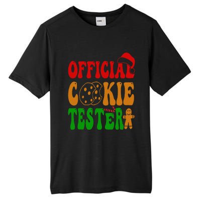 Cookie Tester Funny Family Christmas Pajamas Baking Tall Fusion ChromaSoft Performance T-Shirt