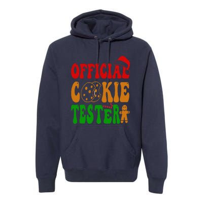 Cookie Tester Funny Family Christmas Pajamas Baking Premium Hoodie