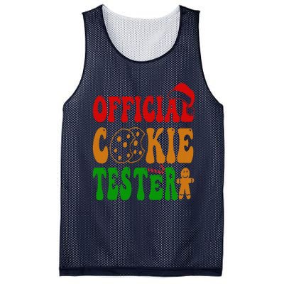 Cookie Tester Funny Family Christmas Pajamas Baking Mesh Reversible Basketball Jersey Tank