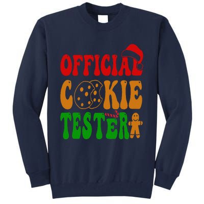 Cookie Tester Funny Family Christmas Pajamas Baking Tall Sweatshirt