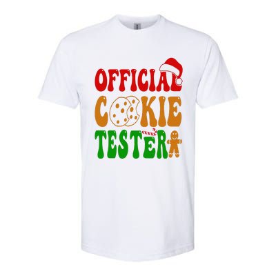 Cookie Tester Funny Family Christmas Pajamas Baking Softstyle CVC T-Shirt