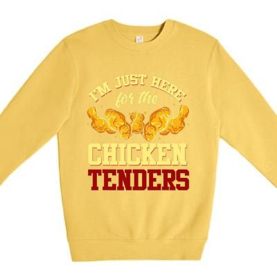 Chicken Tenders Fried Chicken Lover Chicken Tenders Premium Crewneck Sweatshirt