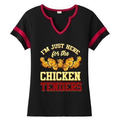 Chicken Tenders Fried Chicken Lover Chicken Tenders Ladies Halftime Notch Neck Tee