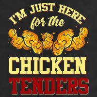 Chicken Tenders Fried Chicken Lover Chicken Tenders 7 Panel Mesh Trucker Snapback Hat