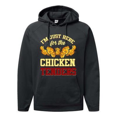 Chicken Tenders Fried Chicken Lover Chicken Tenders Performance Fleece Hoodie