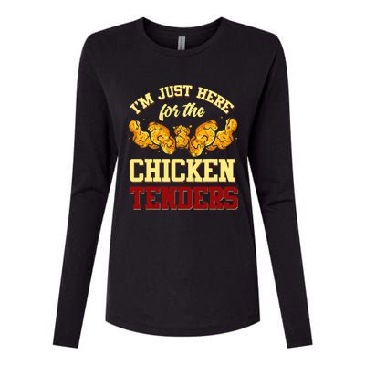 Chicken Tenders Fried Chicken Lover Chicken Tenders Womens Cotton Relaxed Long Sleeve T-Shirt