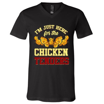 Chicken Tenders Fried Chicken Lover Chicken Tenders V-Neck T-Shirt