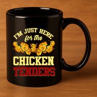 Chicken Tenders Fried Chicken Lover Chicken Tenders 11oz C Handle Ceramic Mug