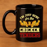 Chicken Tenders Fried Chicken Lover Chicken Tenders 11oz C Handle Ceramic Mug