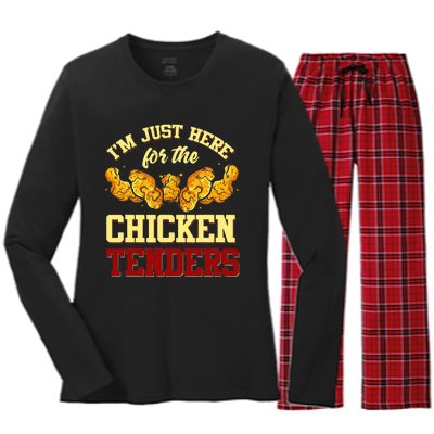 Chicken Tenders Fried Chicken Lover Chicken Tenders Women's Long Sleeve Flannel Pajama Set 