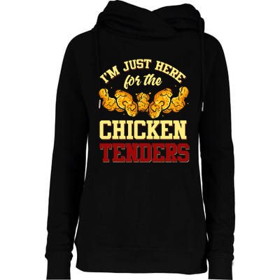 Chicken Tenders Fried Chicken Lover Chicken Tenders Womens Funnel Neck Pullover Hood