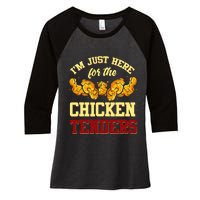 Chicken Tenders Fried Chicken Lover Chicken Tenders Women's Tri-Blend 3/4-Sleeve Raglan Shirt