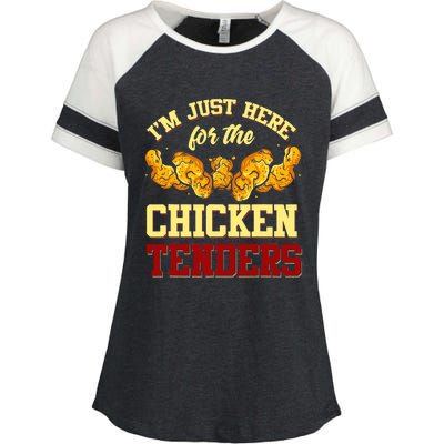 Chicken Tenders Fried Chicken Lover Chicken Tenders Enza Ladies Jersey Colorblock Tee