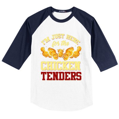 Chicken Tenders Fried Chicken Lover Chicken Tenders Baseball Sleeve Shirt