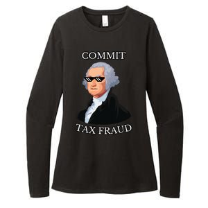 Commit Tax Fraud Womens CVC Long Sleeve Shirt