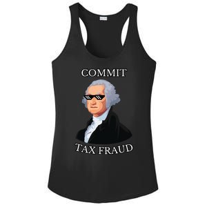 Commit Tax Fraud Ladies PosiCharge Competitor Racerback Tank