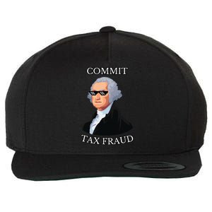 Commit Tax Fraud Wool Snapback Cap