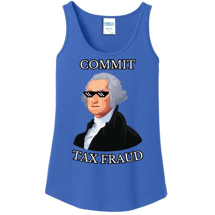 Commit Tax Fraud Ladies Essential Tank