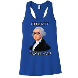 Commit Tax Fraud Women's Racerback Tank