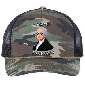 Commit Tax Fraud Retro Rope Trucker Hat Cap