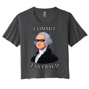 Commit Tax Fraud Women's Crop Top Tee