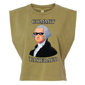 Commit Tax Fraud Garment-Dyed Women's Muscle Tee