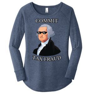 Commit Tax Fraud Women's Perfect Tri Tunic Long Sleeve Shirt