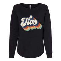 Cute Tia for Auntie Best Tia Ever Aunt Retro mom Womens California Wash Sweatshirt