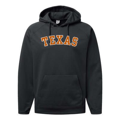 Cute Texas Fan Performance Fleece Hoodie