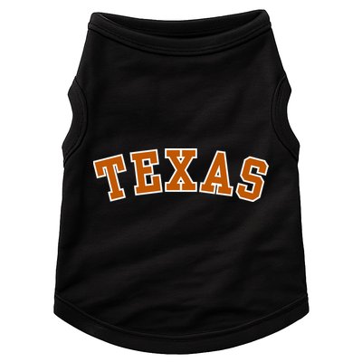 Cute Texas Fan Doggie Tank