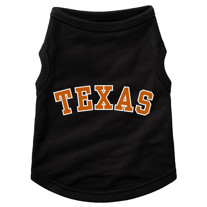 Cute Texas Fan Doggie Tank