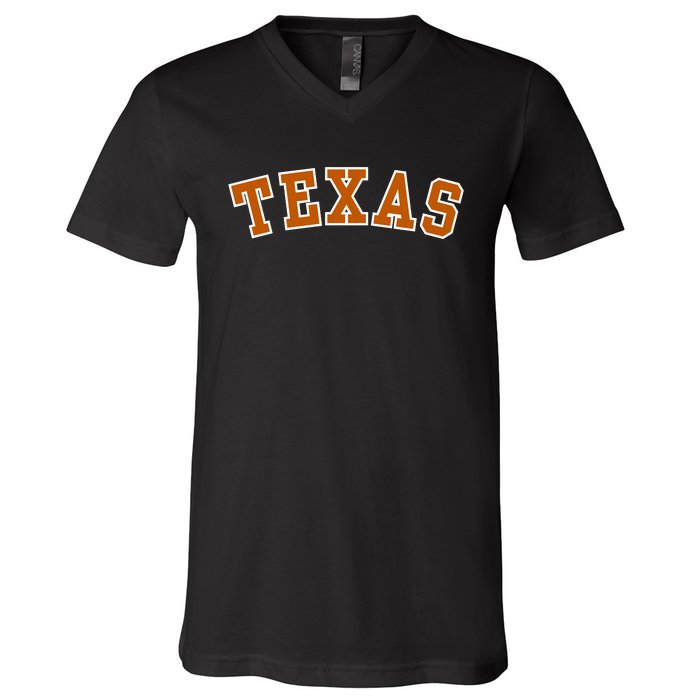 Cute Texas Fan V-Neck T-Shirt