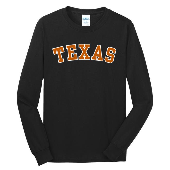 Cute Texas Fan Tall Long Sleeve T-Shirt