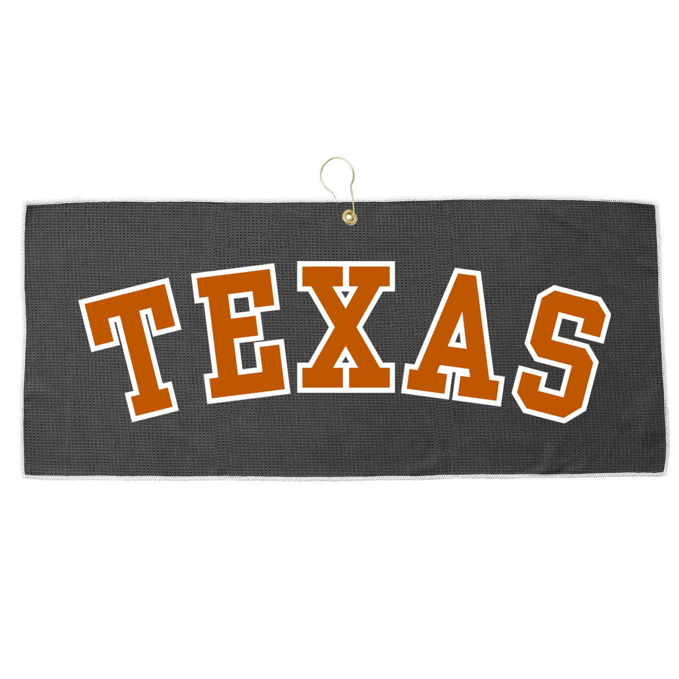 Cute Texas Fan Large Microfiber Waffle Golf Towel
