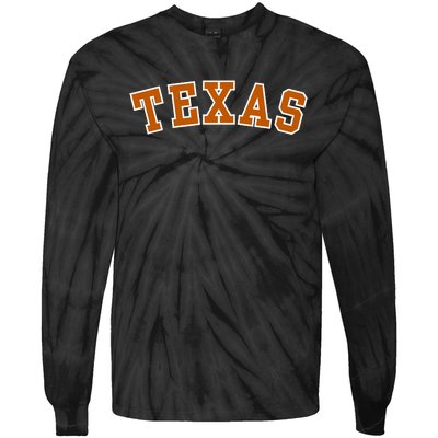 Cute Texas Fan Tie-Dye Long Sleeve Shirt