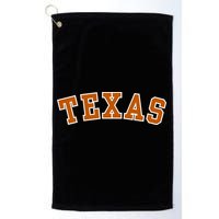 Cute Texas Fan Golf Towel